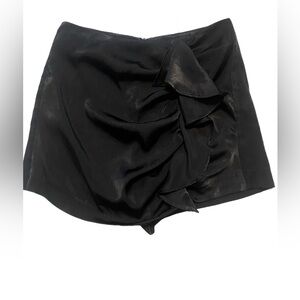 Satin Ruffle skort